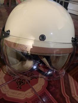 Product Review of HELM BOGO DEWASA KACA PILOT CLEAR MODEL HIJAB RETRO PRIA WANITA LIST BUSA COKLAT FULL LEHER SNI TERBARU MOTORCYCLE from ** ༘** ೀ**˚ 2