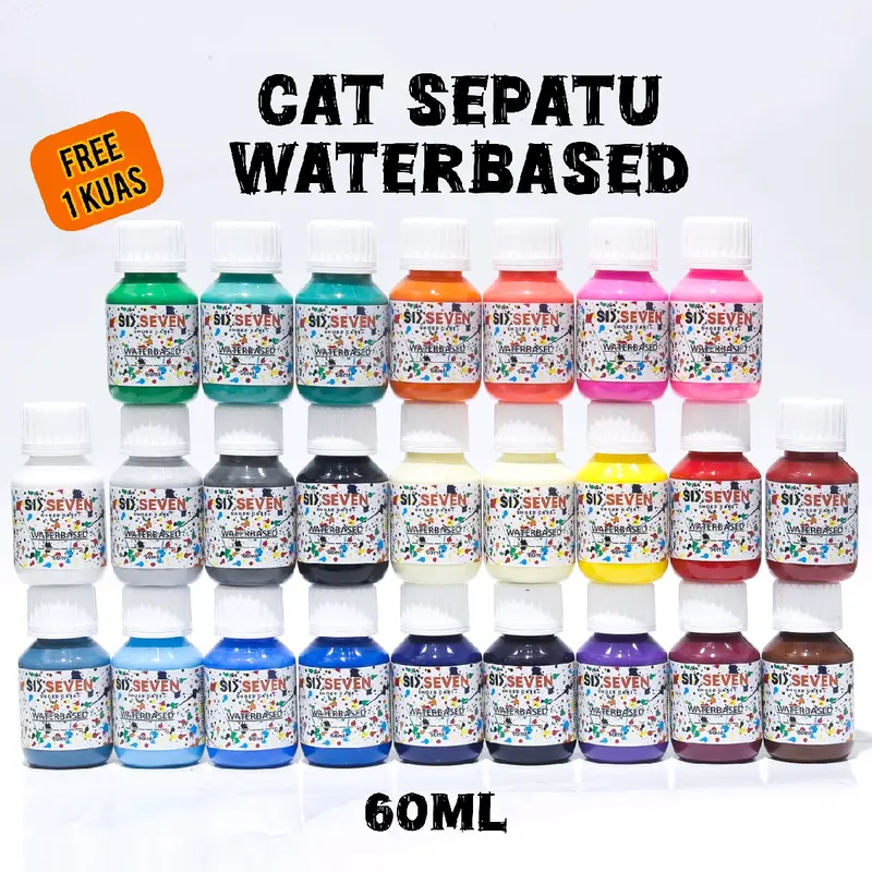 Cat Sepatu Waterbased, Canvas, Denim, Mesh, Suede, Nubuck, Tas, Topi 0