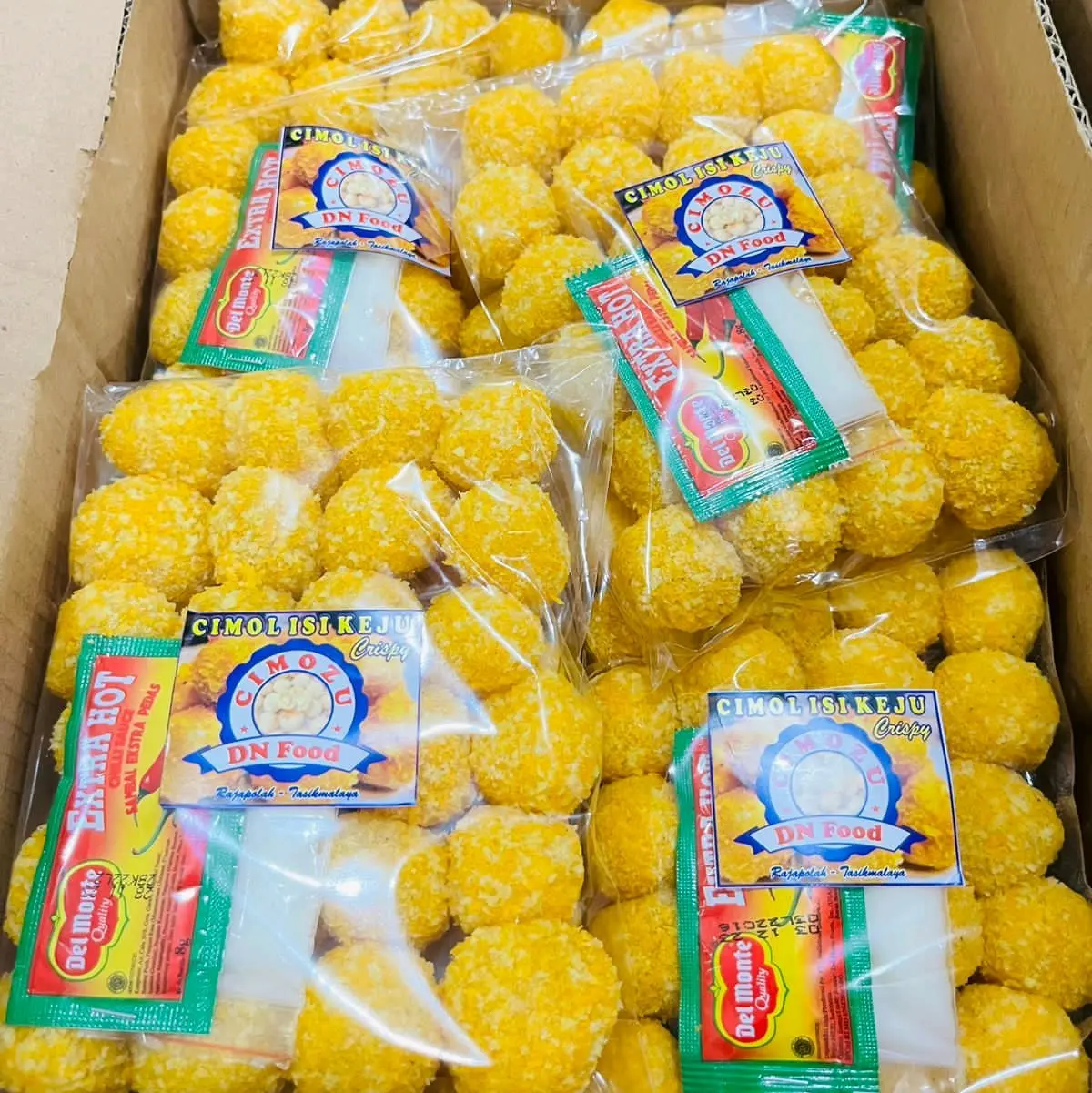 cimol isi keju mozzarella