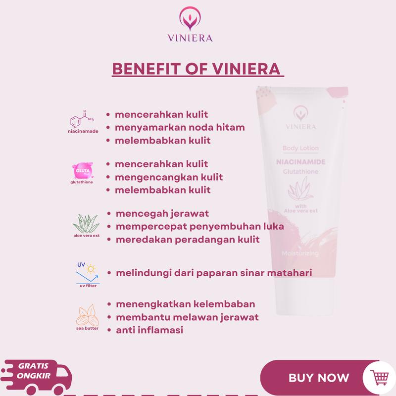 Product Introduction of Viniera Body lotion mencerahkan kulit Perawatan  Tubuh 0