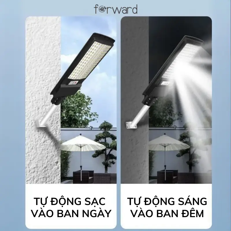 Đèn đường năng lượng mặt trời, 1800W, với cảm biến chuyển động, không thấm nước, đèn sân vườn năng lượng mặt trời, không cần điện và dây điện 5