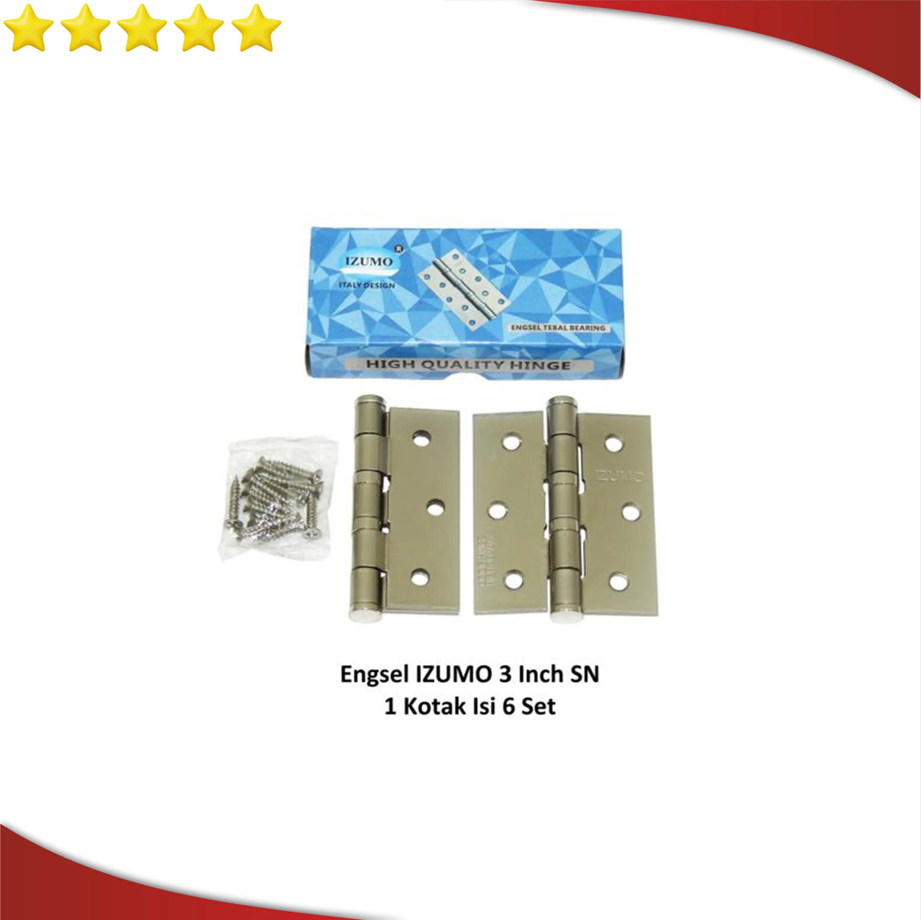 ENGSEL TEBAL 3"INCH / ENGSEL JENDELA TEBAL 4"INCH MERK IZUMO