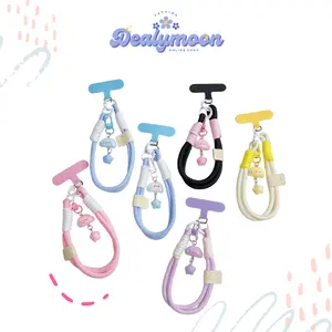 [DM] GT2104 Gantungan Tali Model Lanyard HP Liontin Rantai Bintang Awan Kartun Lucu Casing Phone Straps Warna Lucu