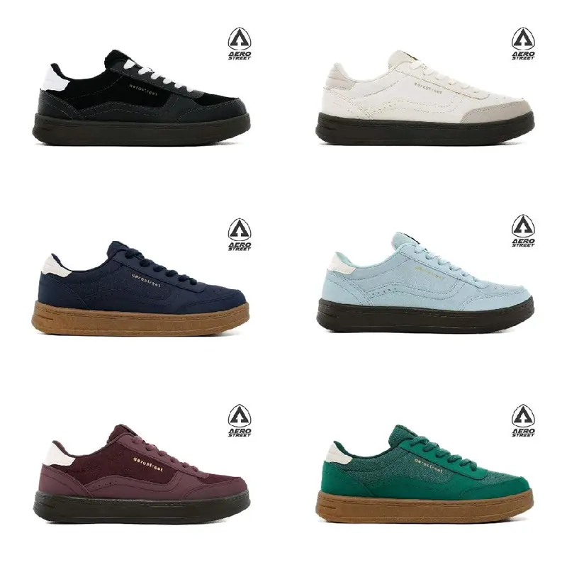 Aerostreet Austin Series - Sepatu Sneakers Kasual Pria Wanita 0