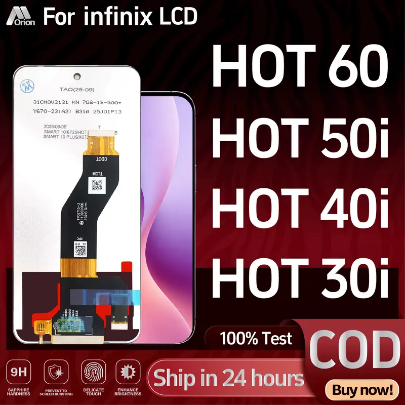 For INFINIX HOT 60 /HOT 50i / HOT 40i / HOT 30i LCD TOUCH SCREEN ...