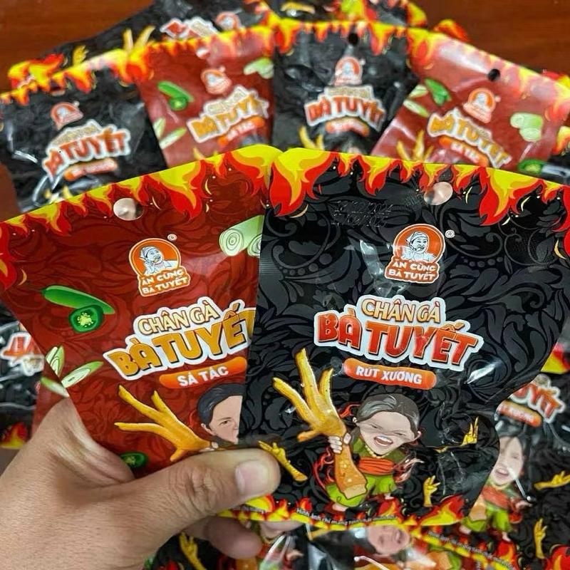 [Sản phẩm bán chạy] Combo 20 Chân Gà Rút Xương Bà Tuyết Vị Tê Cay Tỏi Ớt Chính Hãng - BHBB