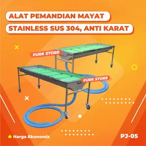 Tempat Pemandian Jenazah Stainless Steel SUS 304 Tipe PJ05 - Tempat Pemandian Jenazah | Pemandian Jenasah | Tempat Memandikan Jenasah [PAKET LENGKAP]