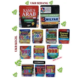 KAMUS LENGKAP 998 TRILLIUN INGGRIS- INDONESIA , Size kecil untuk SD SMP SMA