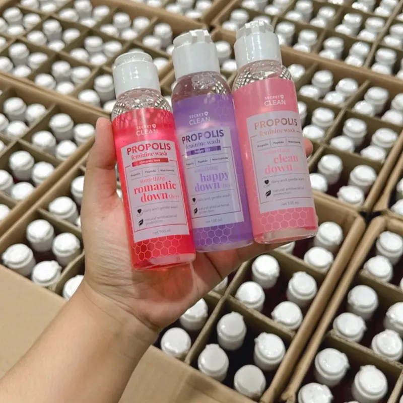 SECRET CLEAN PROPOLIS FAMININE WASH & SPRAY Feminine Perawatan Pencerah Kewanitaan Perfume Hygiene  Wanita  Manjakani Acid Extract Niacinamide Keputihan 6