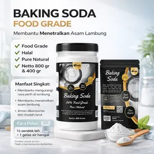 Kenalin Baking Soda ( 100% food grade pure // natural )  Baking Soda Free Almunium