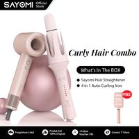 Gambar SAYOMI XN-399-1 4 in1 Auto Curler + high speed hairdryer C907A(1300w)/HD-01(650w) - C-970A PINK + XN-399-1  dari SAYOMI Indonesia Kota Administrasi Jakarta Pusat 3 Tokopedia