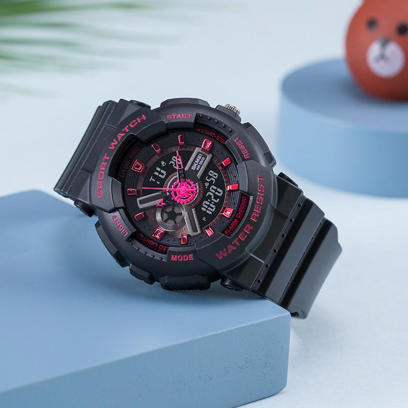 Product Introduction of SKMEI Kids Small Size Sport Watch Analog Digital Small Dial Alarm Watch Dual Display Waterproof Wristwatches Girls Boys Chirldren 1835 1689[No box] 10