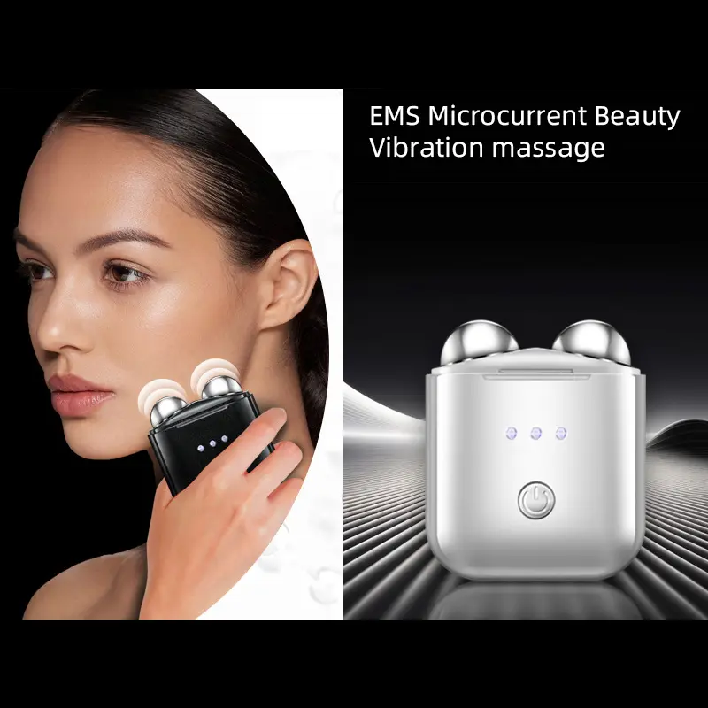 New household facial micro-current vibration massage beauty instrument