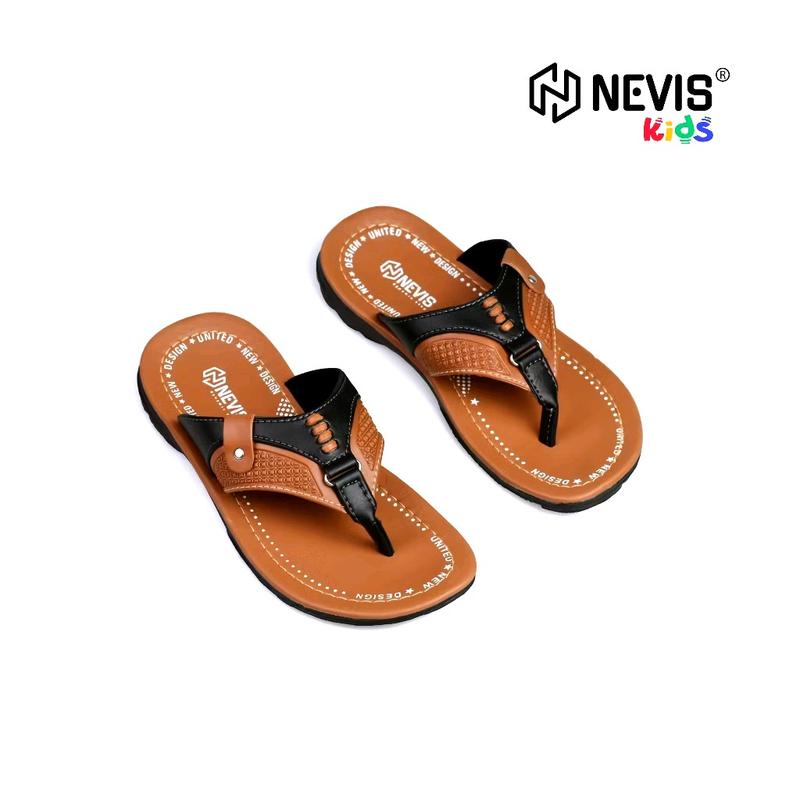 Nevis sandal anak laki laki daffa sandal jepit kulit anak cowok 3