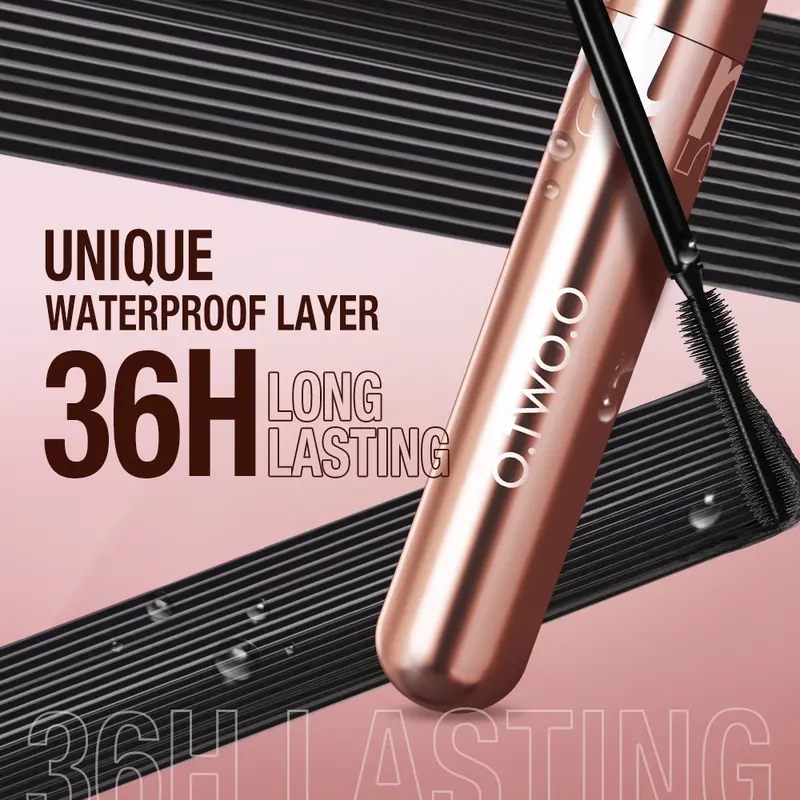 O.TWO.O Waterproof Mascara VOLUME & CURLING Long Lasting 36H Make Up 6