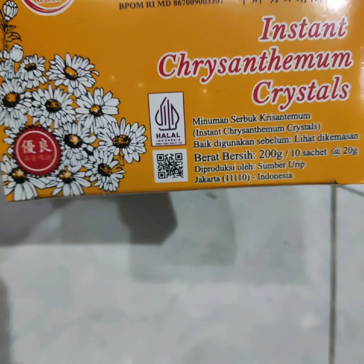 DALI INSTANT CHRYSANTHEMUM CRYSTALS  TEA ORIGINAL MADU JERUK MADU LEMON