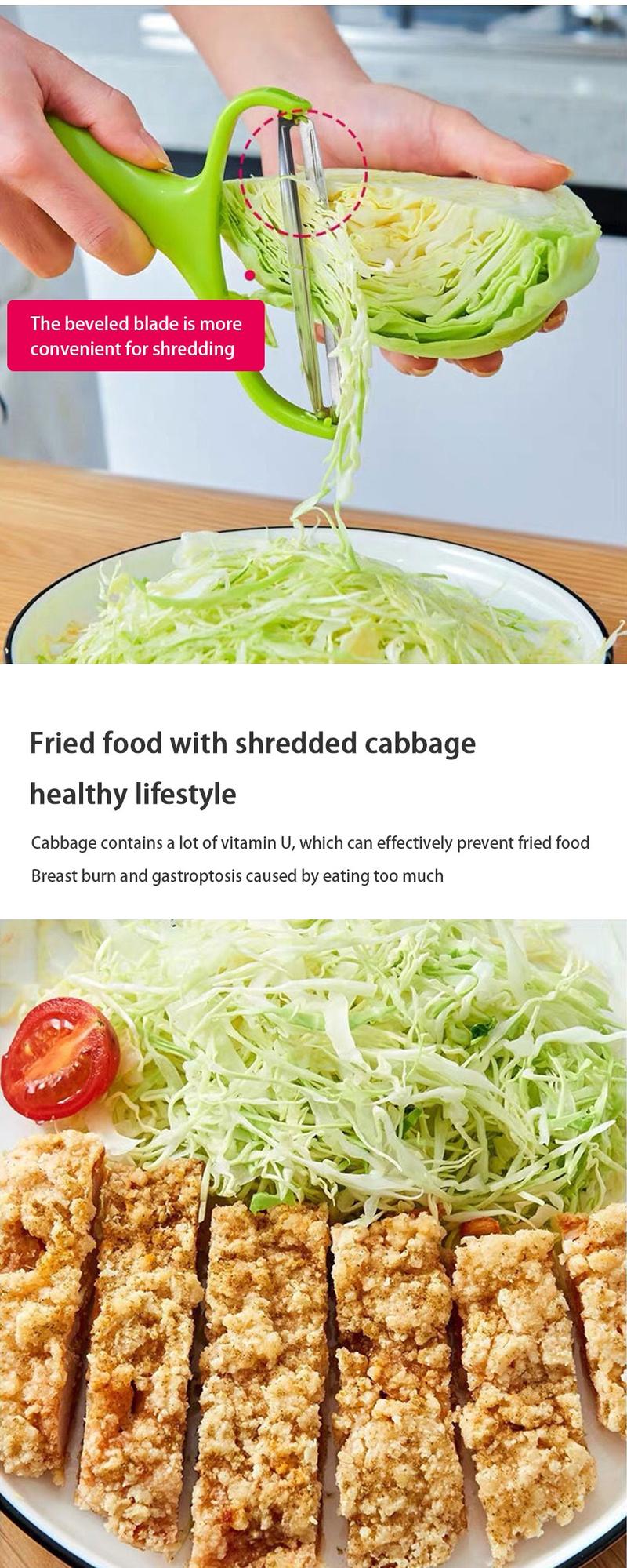 Product Introduction of Peeler Vegetables Fruit Stainless Steel Knife Cabbage Graters Salad Potato Slicer Kitchen Accessories Shredder Utensils 4