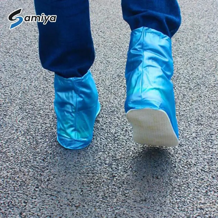 sepatu blue hujan waterproof / pelindung sepatu hujan anti air