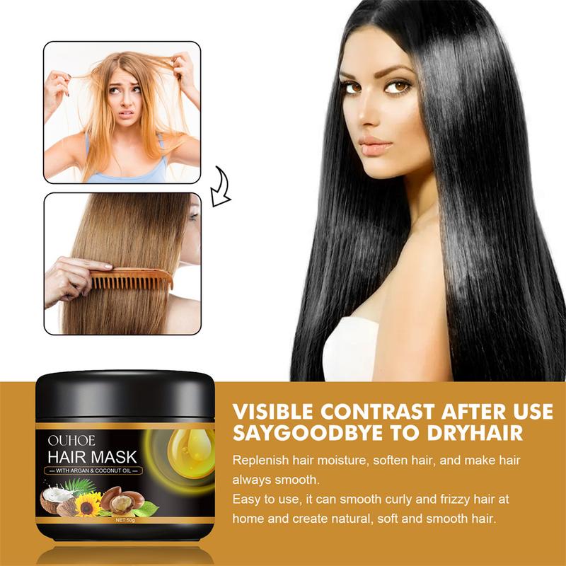 Product Introduction of 50g Collagen Hair Mask Repair Dry & Frizzy Hair Deep Moisturising & Smoothing Hair Treatment Hair Mask 26