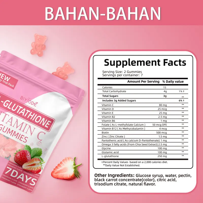 biyode glutathione gummies fda approved FDA] BIYODE Glutathione Collagen Gummies, with antioxidant, whitening and  anti-freckle effects Brightens Skin Glowing detox Skin Whitening Anti-Aging  Pampapayat ng body main image 0