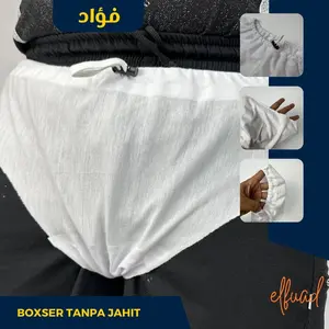 Celana Dalam Boxer Tanpa Jahit Perlengkapan Haji dan Umroh Elfuad Store