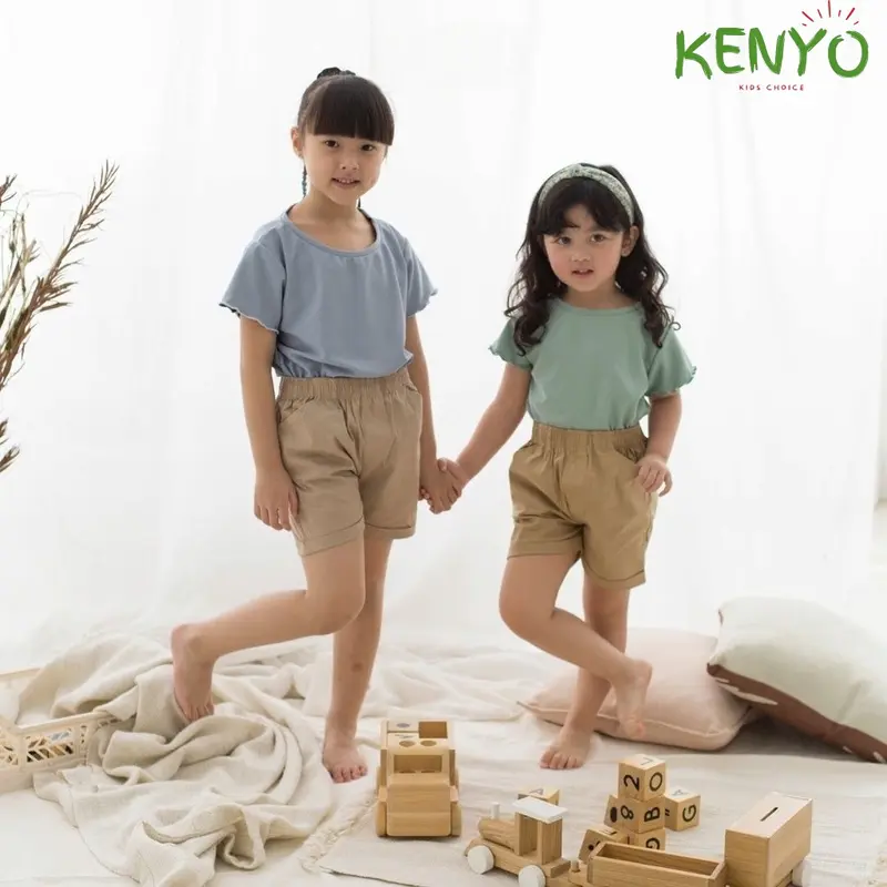 Celana Chinos Pendek Anak Unisex Kenyo 1-5 Tahun 1