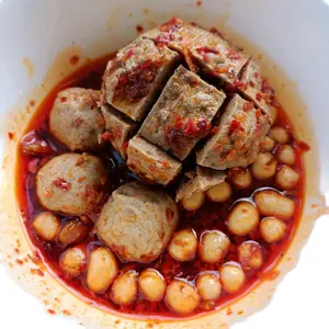 BASO IKAN SINAR BAHARI Kemasan Ekonomis Instan Bakso Jumbo Isi Jando/Tetelan - KEMH