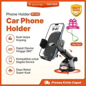 Mobil Dashboard Holder Car Holder HP Mobil Suction Stand 360° Rotasi / Suction Cup Kuat + Triangle Lock / Anti Guncangan / Universal HP / Dashboard/Kaca Mobil/Truk