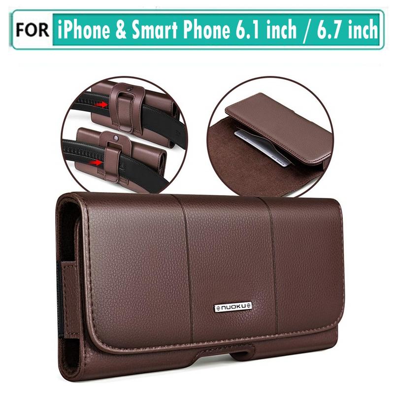 Bao da đeo nịt da thật cho iPhone và các dòng máy dưới 6.7 inch