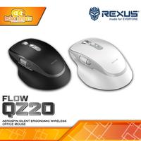 Gambar REXUS Flow QZ20 Ergonomic Silent Click Wireless - Office Mouse Wireless dari Techno Computer Bali Kota Denpasar 1 Tokopedia