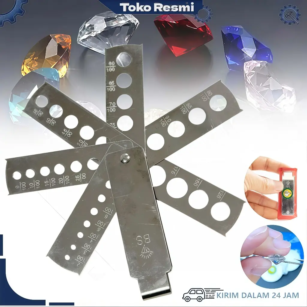 Alat Ukur Batu Berlian / Jewelry Tools / Diamond Gauge / Pengukur Berlian