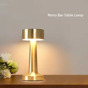 [EZ] Lampu Meja Hias Touch LED USB Rechargeable Tri Color 5W - Lampu Meja Portable LED / Lampu Sensor Sentuh / Lampu Meja Aesthetic / Lampu KTV /  Lampu Cafe Estetik Bedside Nightstand Desk Lamps with Lampu LED CHWB