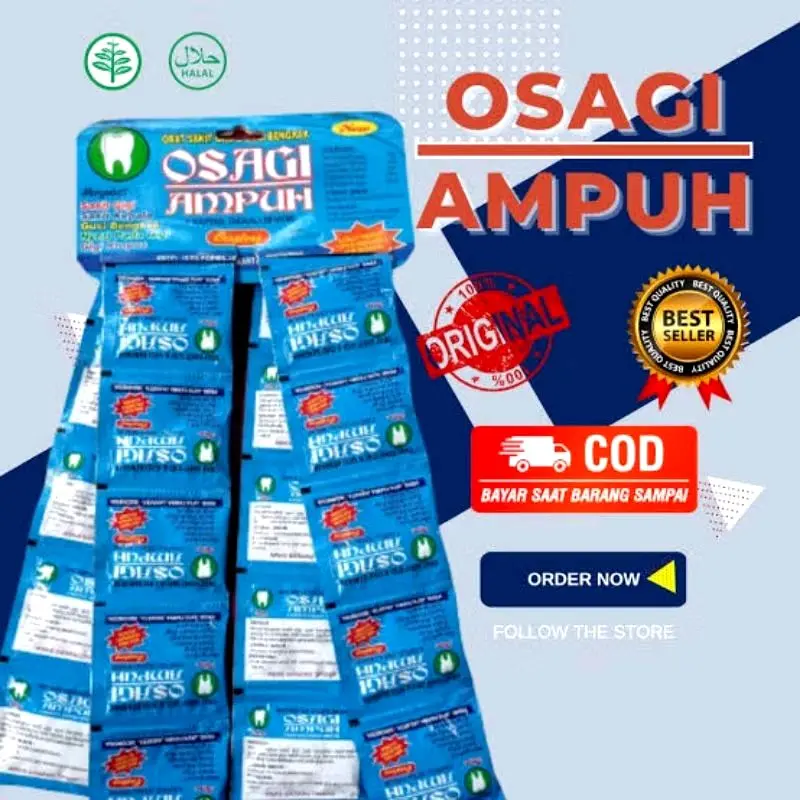 osagi ampuh kapsul sakit gigi isi 20 sachet