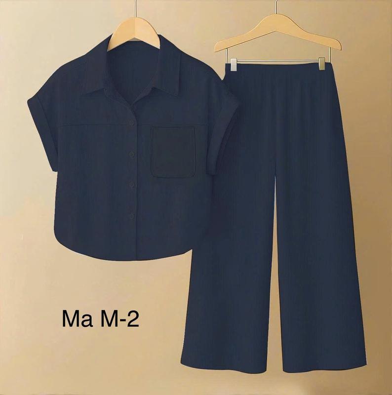 sét Bộ Đũi TƠ nữ sơ mi 10 màu - tay ngắn , quần ống suông , lưng thun phía sau , chất liệu Đũi tơ xước đã qua xử lý , không co rút