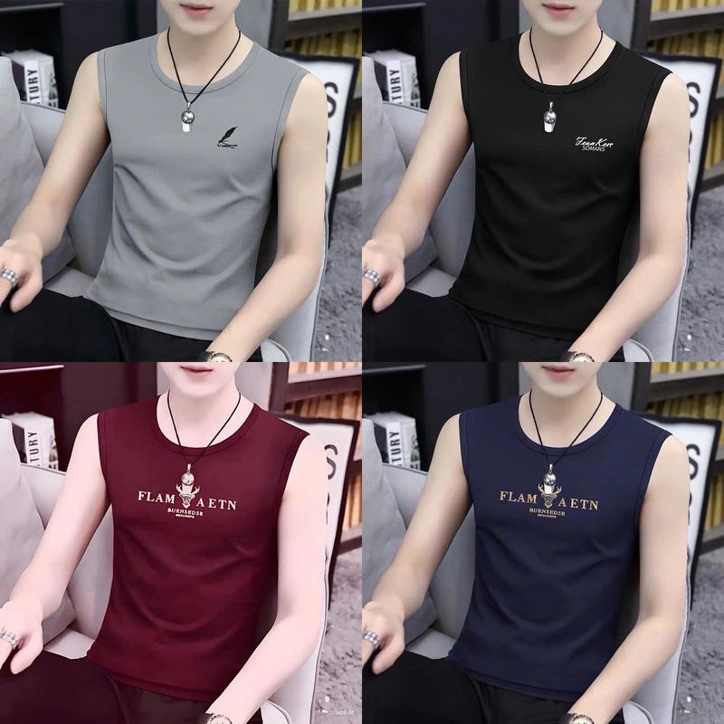 (Q2)COMBO 4 ÁO SÁT NÁCH  NAM CHẤT THUN LẠNH SIÊU MÁT