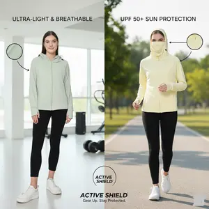 Jaket UV Protection Pria Wanita Ultra Soft , Adem & Anti Radiasi Matahari UPF 50+