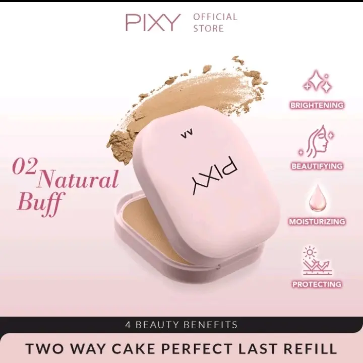 PIXY TWC REFIL PERFECT LAST (NATURAL BUFF & SAND BEIGE) 1