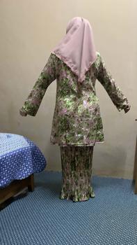 Product Review of MODEN PLEATED AYRA 2 BY MELIA DESIGN KAIN PLEATED COTTONG MANGO PREMIUM MURAH PLUS SIZE from R**h 3
