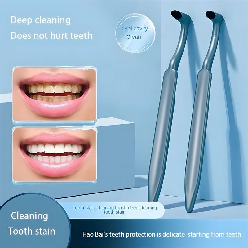 Product Introduction of Deep Clean L-shaped Ergonomic Manual Toothbrush - Removes plaque and stains, portable oral care tool Comfort 2