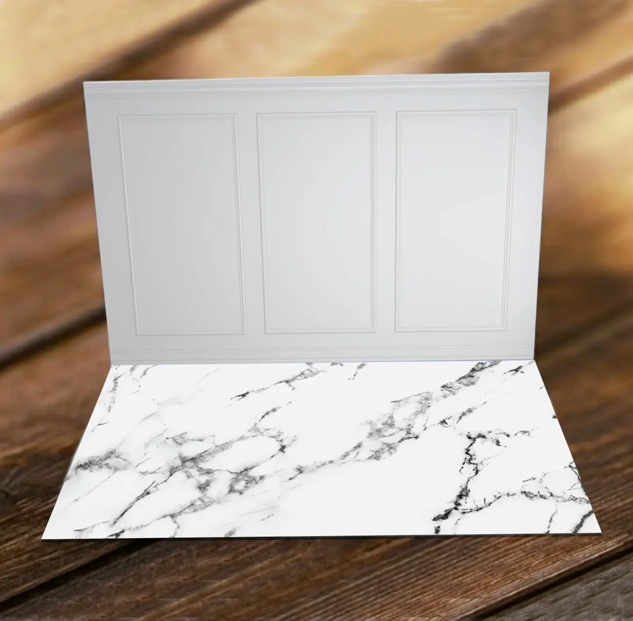Alas Foto Lipat Aesthetic MDF Motif minimalis Photo produk Waterproof