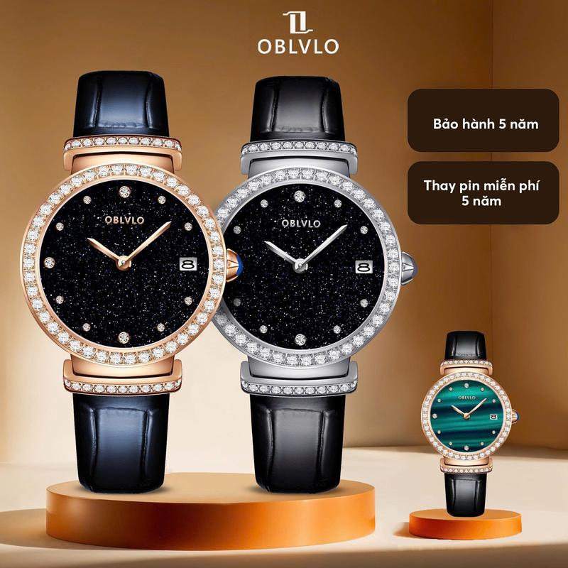 ĐỒNG HỒ NỮ OBLVLO BW CAO CẤP QUÝ PHÁI | THAY PIN MIỄN PHÍ TRONG 5 NĂM