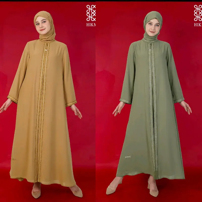 TERBARU ABAYA HIKMAT FASHION  A4823 By Neniku 0