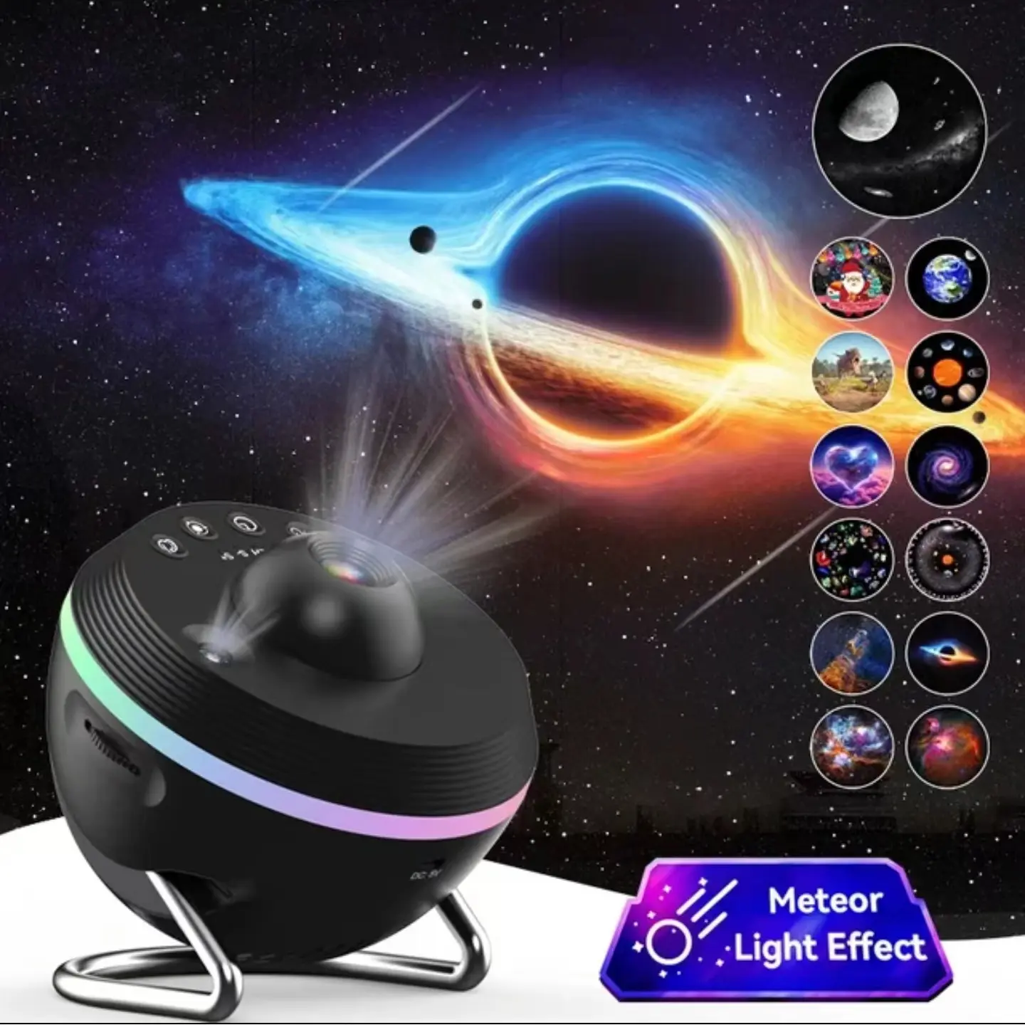 2024 Brand New 13 in 1 Ultra Clear Dimmable Galaxy Projector LED Night Light 1/2H Timer Control Rotatable Space Ball RGB Planetarium Projector Ceiling Night Lamp, Room Decorative Children Gift