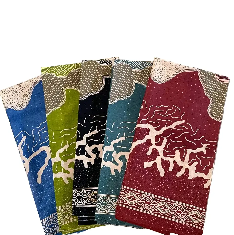 Batik Printing bahan katun motif akar