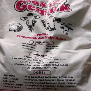 Master Gemuk - Suplemen Pakan Untuk Penggemukan Sapi Kambing Domba