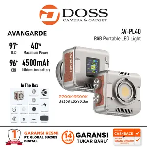 Avangarde AV-PL40 RGB Portable LED Light Kit 1 PL40RGB Video Light