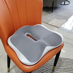 Almohadilla de asiento de espuma viscoelástica para sillas de oficina y sillas estándar, alivia el dolor de espalda y el dolor del cóccix, diseño ergonómico para largas sesiones sentadas, área del cóccix