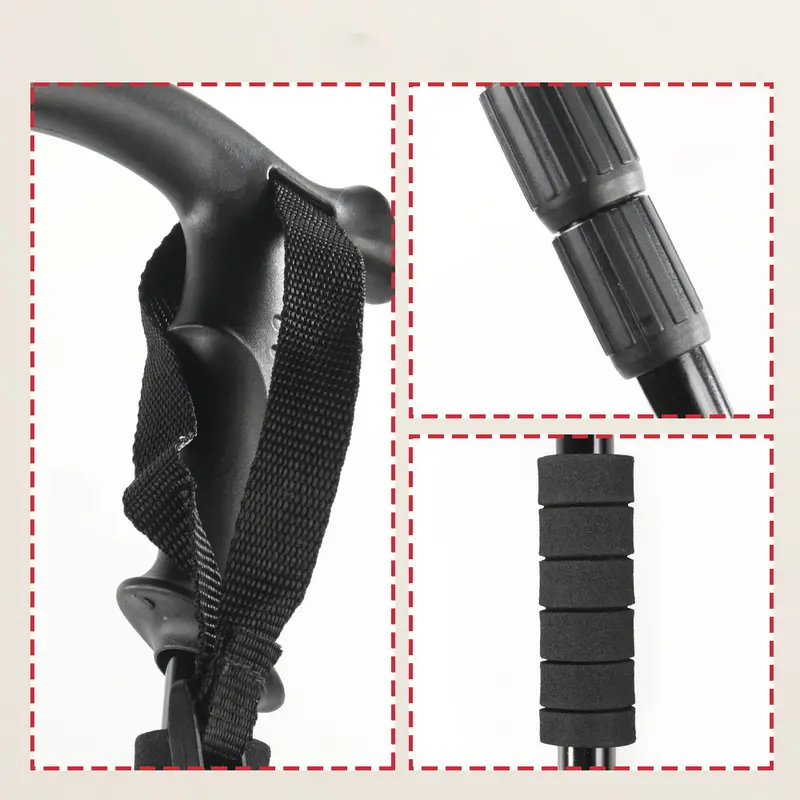Alat Bantu Mendaki Alpenstocks Climbing Tool - Black 3