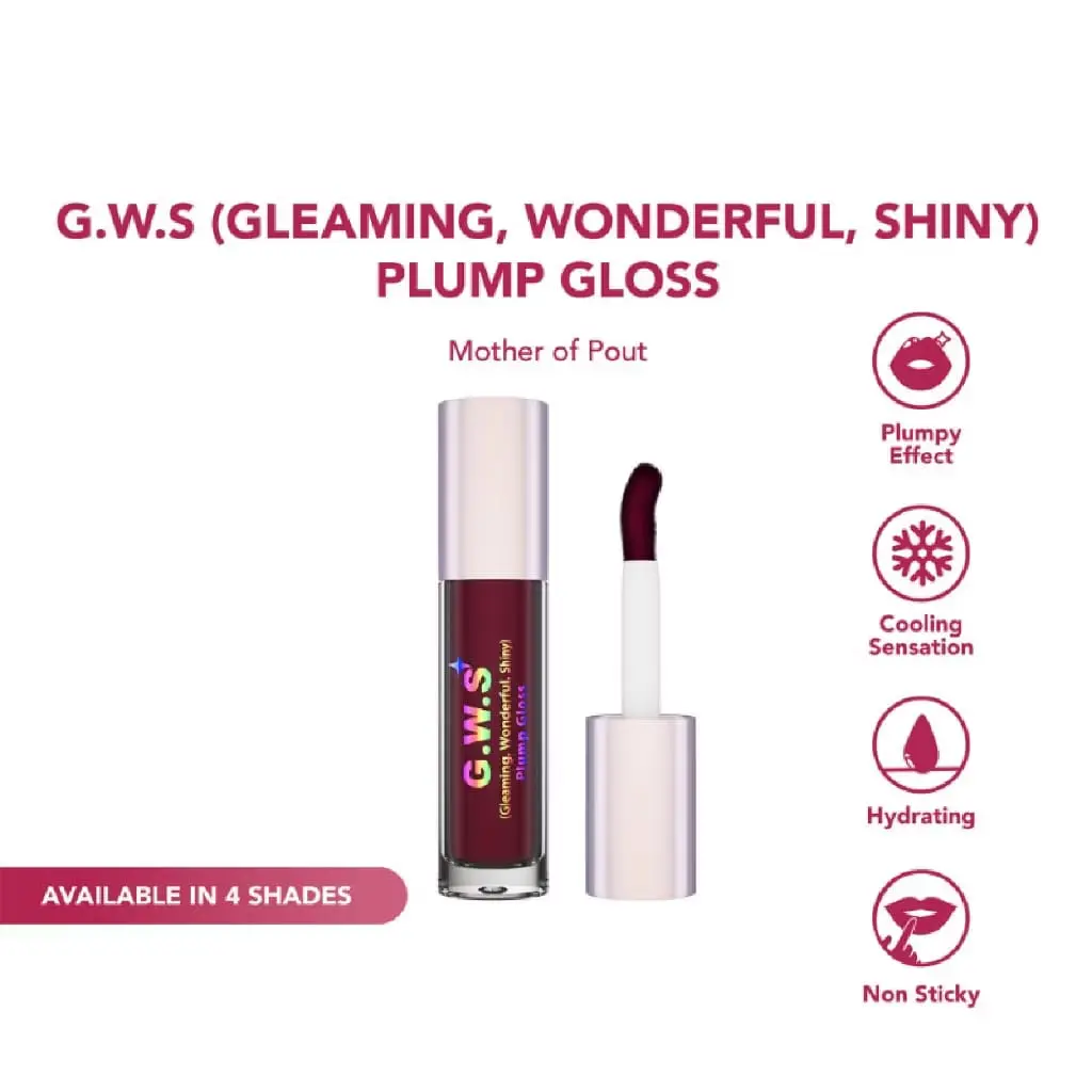 M.O.P - GWS Gleaming Wonderful Shiny Plump Gloss - Mother Of Pearl By Tasya Farasya - Lip Gloss