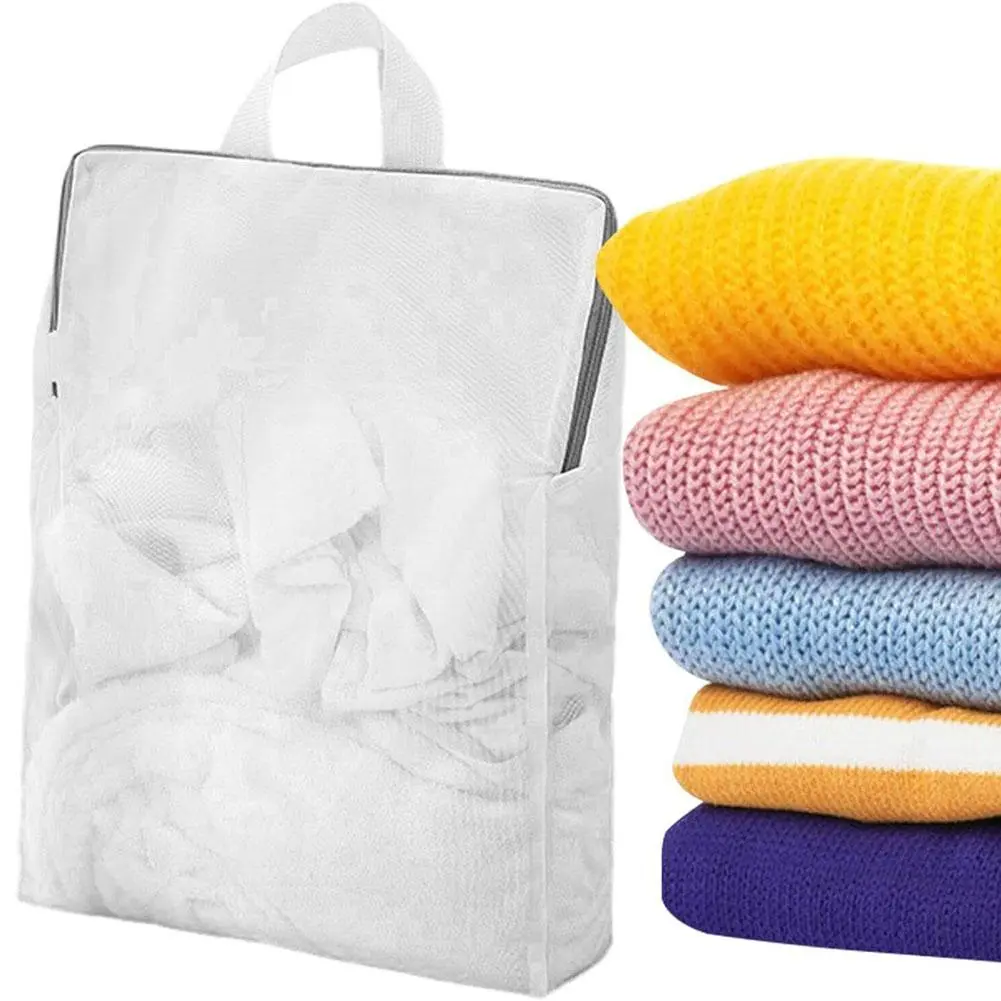 Mesh Laundry Bags Large Laundry Mesh Bag Washing Net Storage Organize Bag Cloth Travel R4M4